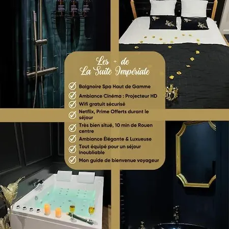 Escale A Bali Jacuzzi - Cinema - Self Check-in * Le Petit-Quevilly